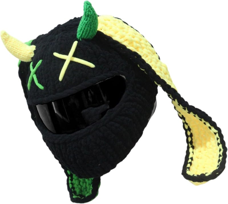 GORBUS Popular Motorcycle Helmets Covers Funny Rabbits Ear Plush Helmets Full Face Protective Covers for Fun Rides and Gifts - Image 4